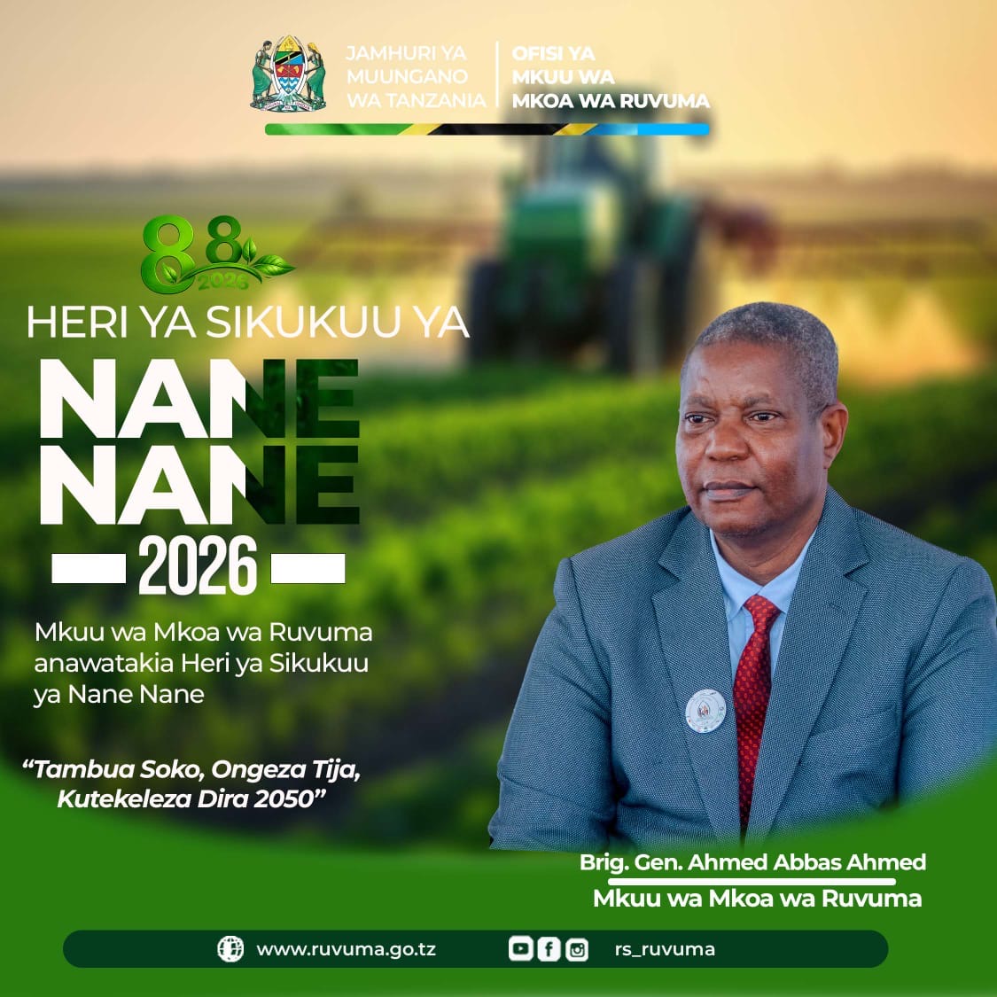 HERI YA SIKUKUU YA NANENANE